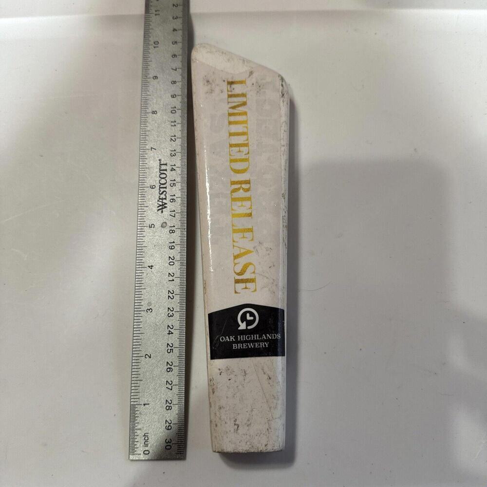 OHB Oak Highlands Brewery Beer Tap Handle Limited Release Texas